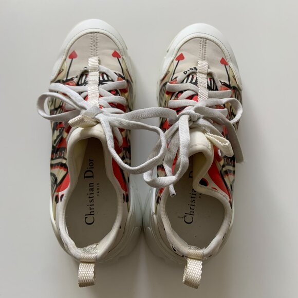 Women's Christian Dior D-Connect Cupidon Chunky Sneakers Super Rare Size 36 - Picture 4 of 11
